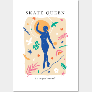 Skate Queen in Matisse Posters and Art